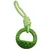 Anneau rond en TPR et corde 25 cm, vert, Samba Jeux pour chien