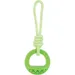 Anneau rond en TPR et corde 25 cm, vert, Samba Jeux pour chien