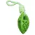 jeux pour chien ovale en TPR et corde longueur 27.5 cm, vert,