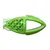 jeux pour chien ovale en TPR et corde longueur 27.5 cm, vert,