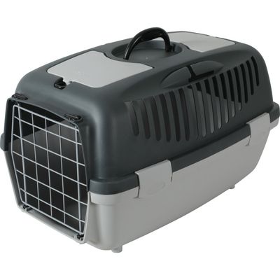 cage gulliver 2, porte métal, taille 36 x 55 x 35 cm, transport pour chien