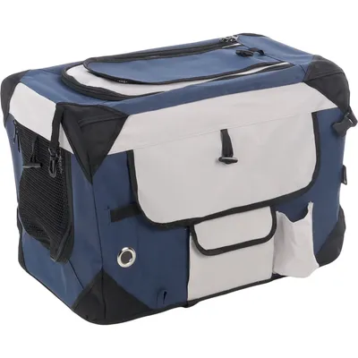 Cage de transport XS Geronimo Bleu 35 x 49.5 x H 35 cm pour chien max 7 kg