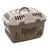 Cage de transport Darva taupe 48.5 x 33.5 x 33 cm animaux max 8 kg