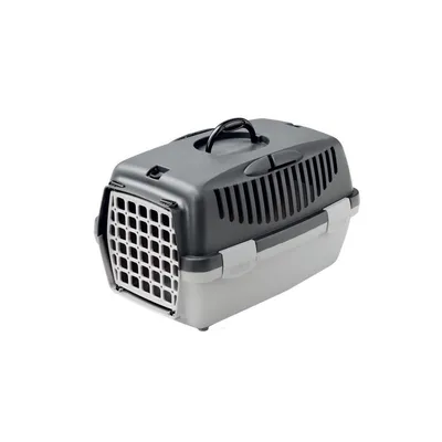 Cage gulliver 1, couleur gris, taille : 48 x 32 x 31 cm, transport chien ma