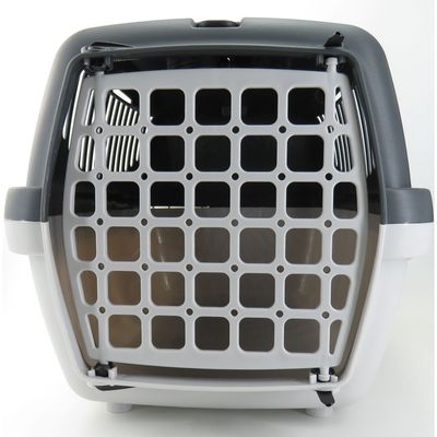 Cage gulliver 1, couleur gris, taille : 48 x 32 x 31 cm, transport chien ma