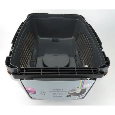 animallparadise - Cage gulliver 1, couleur gris, taille : 48 x 32 x 31 cm,