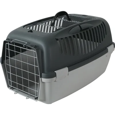 cage gulliver 3, portes métal 40 x 61 x 38 cm, transport pour chien max 12