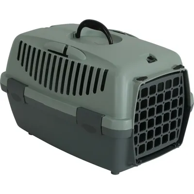 Cage GULLIVER 1, en plastique recyclé, transport pour chien max 6 kg.