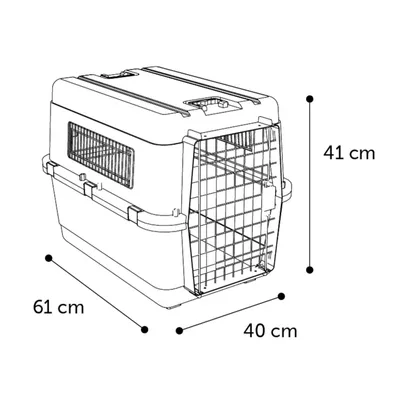 Caisse de Transport pour Animaux de Compagnie Chien Chat Chiot Chaton