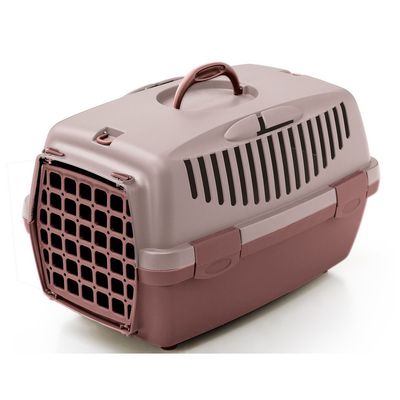 Stefanplast - Cage gulliver 1, rose,  48 x 32 x 31 cm, transport chien max