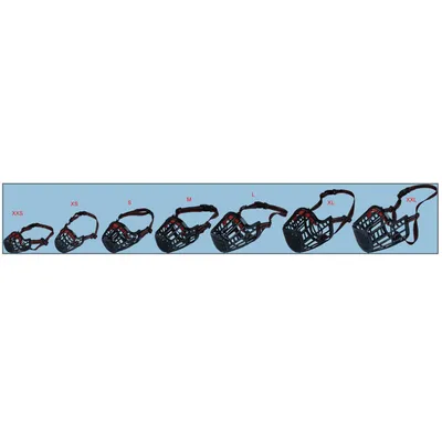 Muselière SILAS XS .  24 cm 30-38 cm. pour chien.