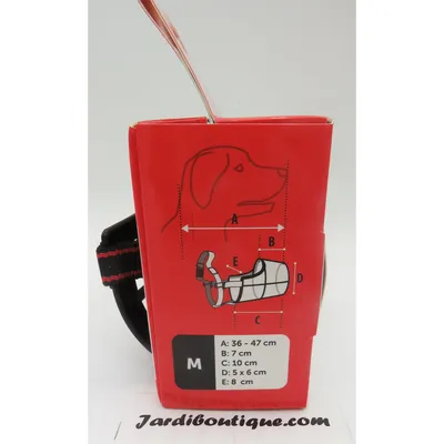 Flamingo - Muselière SILAS M  28 cm 36-47 cm pour chien