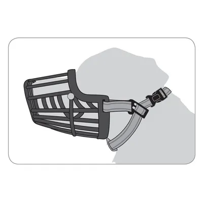 Flamingo - Muselière SILAS XXL  43 cm 51-70 cm pour chien