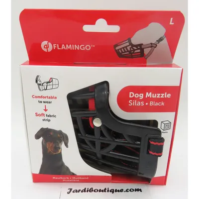 Muselière SILAS L  31 cm 38-52 cm pour chien
