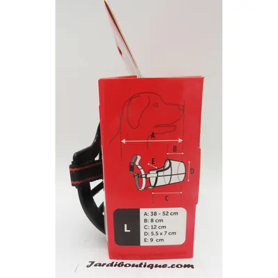Flamingo - Muselière SILAS L  31 cm 38-52 cm pour chien