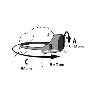 Muselière  en nylon doux taille S pour chien