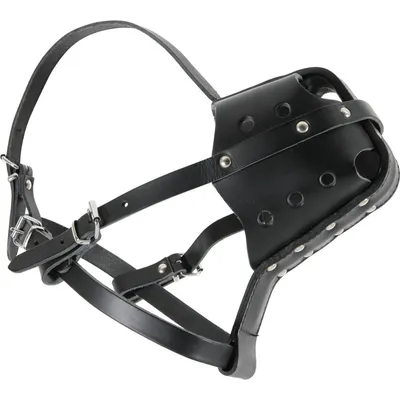 animallparadise - Muselière en cuir pour rottweiler pour chien.