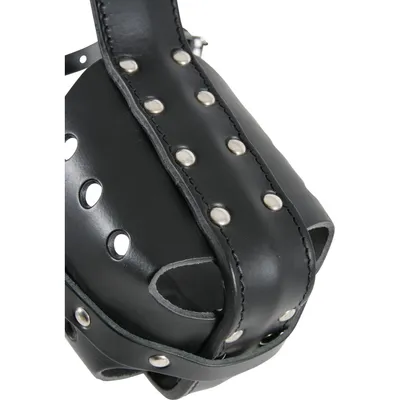 animallparadise - Muselière en cuir pour rottweiler pour chien.