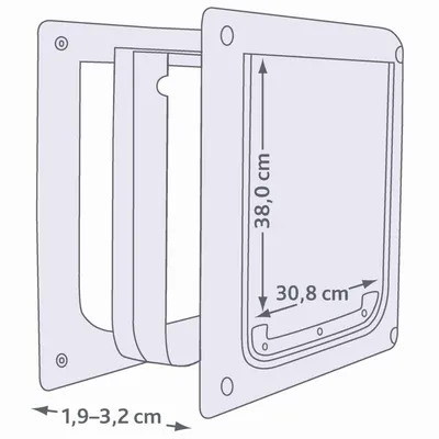 TRIXIE 2-Wege Freilauftür M–XL TRIXIE 2-Wege Freilauftür M–XL