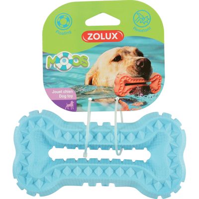 Jouet Os Moos TPR flottant  16 cm x 3 cm pour chien