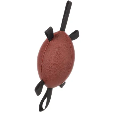 Jouet ballon Rugby  foncé  ø 13 cm x 21 cm pour chien