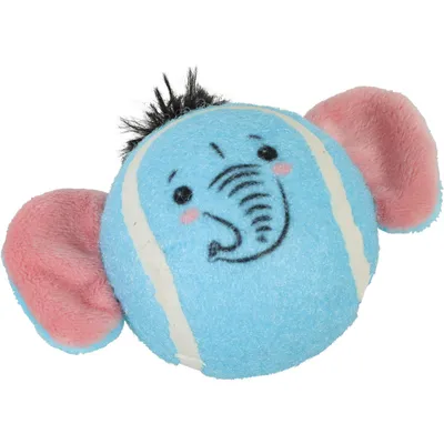 zolux - Balle de tennis ø 8 cm en forme d'animaux tête ÉLÉPHANTpour chien zolux - Balle de tennis ø 8 cm en forme d'animaux tête ÉLÉPHANTpour chien
