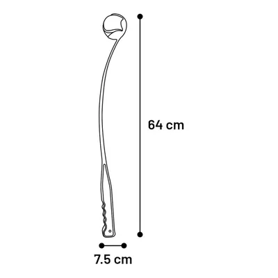 Lance balle Hawaï 64 cm couleur aléatoire pour chien