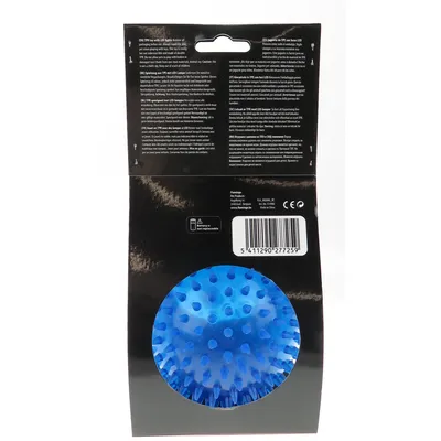 Jouet en TPR balle épines + LED ø 12 cm, pour chiens