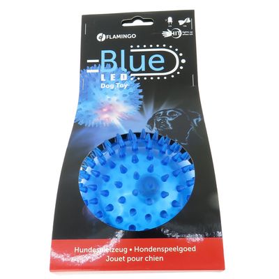 Jouet en TPR balle épines + LED ø 12 cm, pour chiens