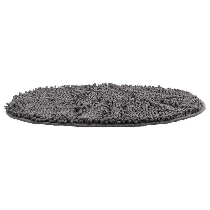 Trixie - Tapis absorbant 66 x 42 cm anti saletés pour chien couleur gris