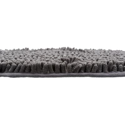Trixie - Tapis absorbant 66 x 42 cm anti saletés pour chien couleur gris