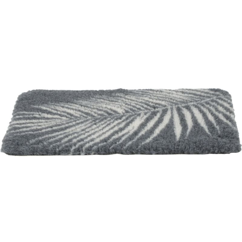 zolux - Tapis isolants pour chiens 75 x 95 cm gris avec motif végétal