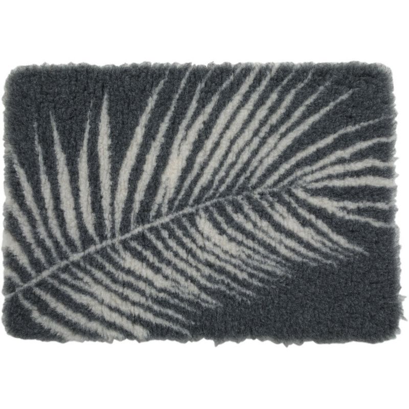 zolux - Tapis isolants pour chiens 50 x 70 cm gris avec motif végétal