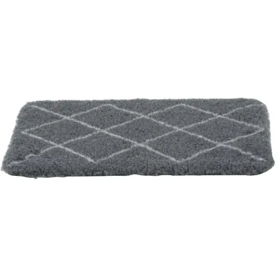 Tapis isolants pour chiens 75 x 95 cm gris avec motif berbère.