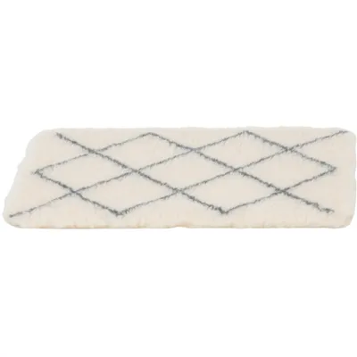 Tapis isolants pour chiens 75 x 95 cm beige avec motif berbere