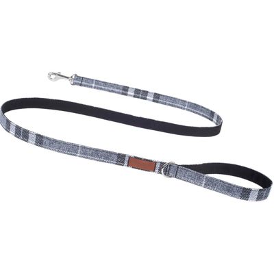 Laisse London grise, 1,4 mètres x 20 mm, pour chien