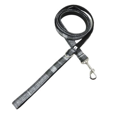 Laisse London grise, 1,4 mètres x 20 mm, pour chien