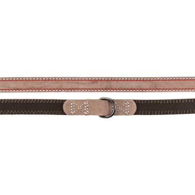 Laisse 15 mm x  2 M en cuir réglable.   pour chien