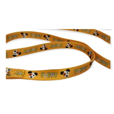 animallparadise - Laisse PUPPY MASCOTTE jaune, 13 mm x 1,20 m pour chiots