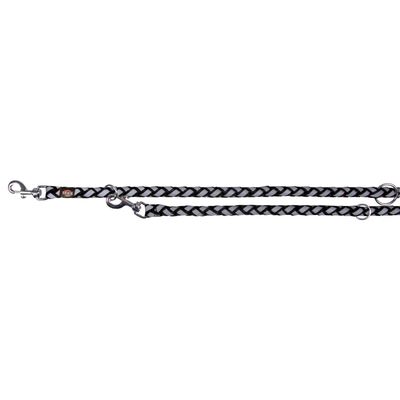 Laisse Cavo Reflect ø18mm x 2 M.  L-XL réglable Noir pour chien