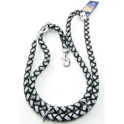Laisse Cavo Reflect ø18mm x 2 M.  L-XL réglable Noir pour chien