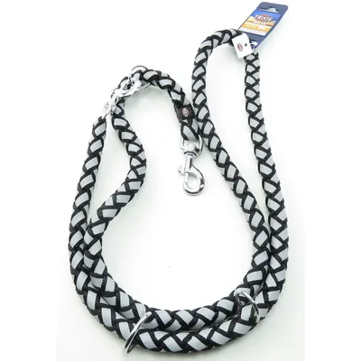 Trixie - Laisse Cavo Reflect ø18mm x 2 M.  L-XL réglable Noir pour chien