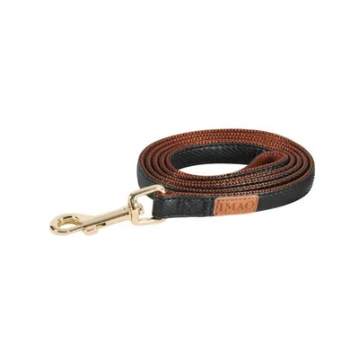 Laisse IMAO MAYFAIR 20 mm x 1.2 mètre Noir pour chien.