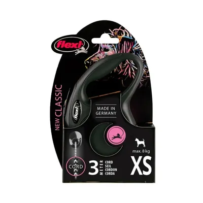 FLEXI - Laisse Flexi Classic Cordon XS 3 m  chiens max 8 Kg