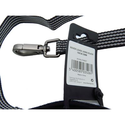 Laisse jannu  1 mètre x 25 mm pour chien.