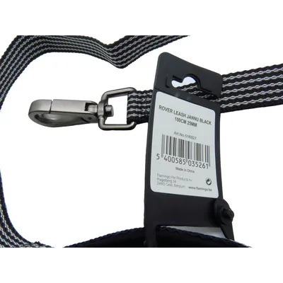 Laisse jannu  1 mètre x 25 mm pour chien.