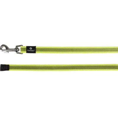 Laisse 5 M d'entrainement et à pister Xeno fluo jaune pour chien