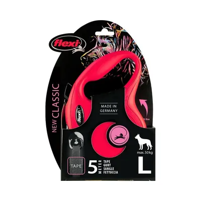 FLEXI - Laisse sangle 5 mètres L Max 50 KG   laisse pour chien