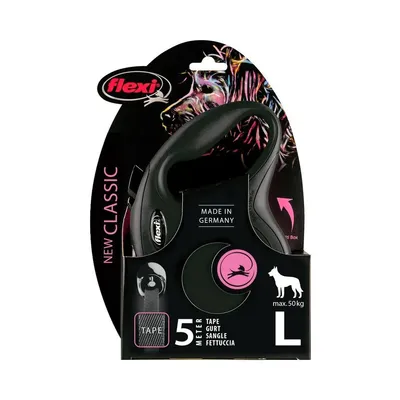 Flexi - Laisse sangle 5 mètres L Max 50 KG  laisse pour chien