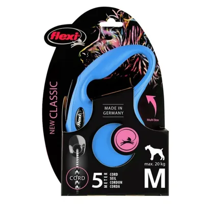 FLEXI - Laisse Flexi Classic Cordon M 5 m  chiens max 20 Kg